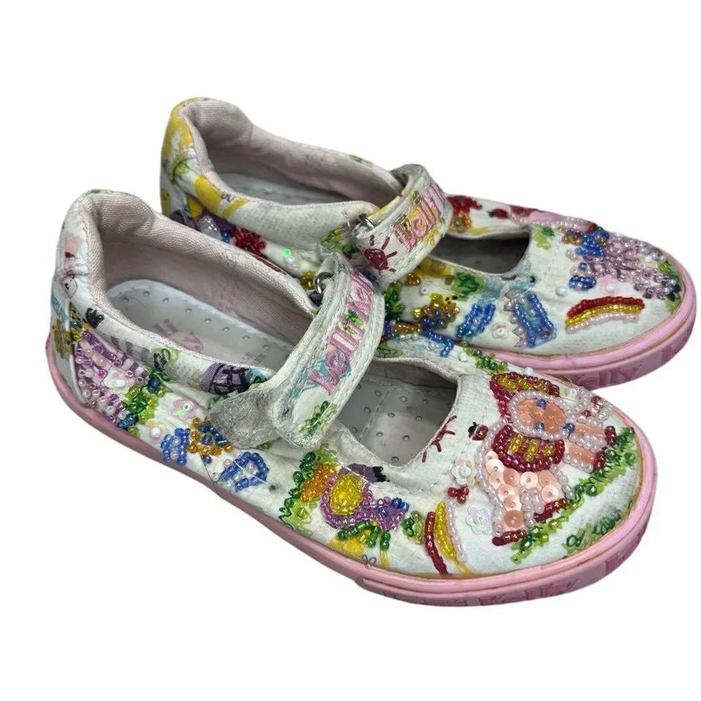 Lelli Kelly Zoo Collection Mary Jane shoes size 26
